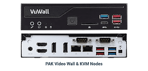 KVM nodes and video wall