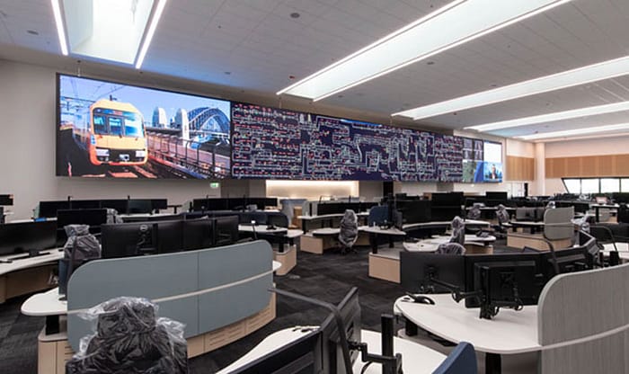 Sydney Rail Case Study: Transit Operations Center | VuWall