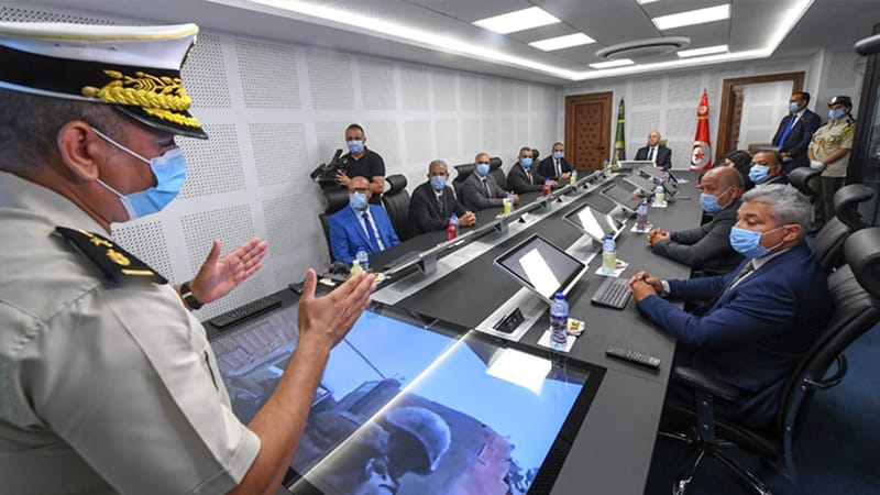 Tunisia National Guard Control Room