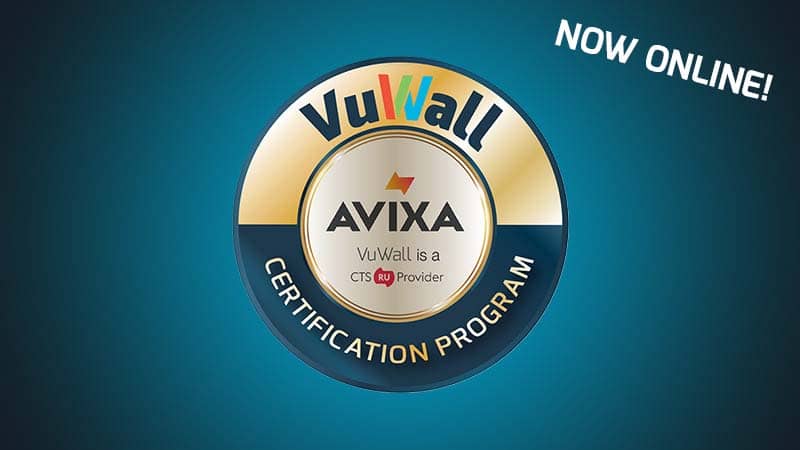 Avixa vuwall certification program crest