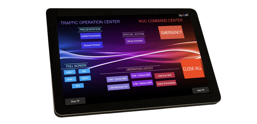 ControlVu Touch Panel