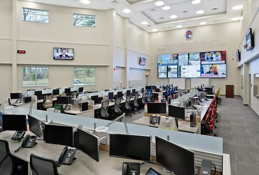 emergency operations center control room