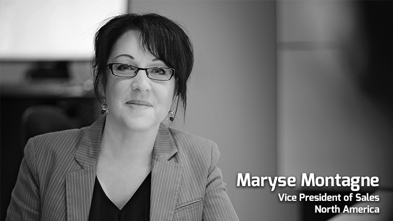 Maryse Montagne VP Sales NAM