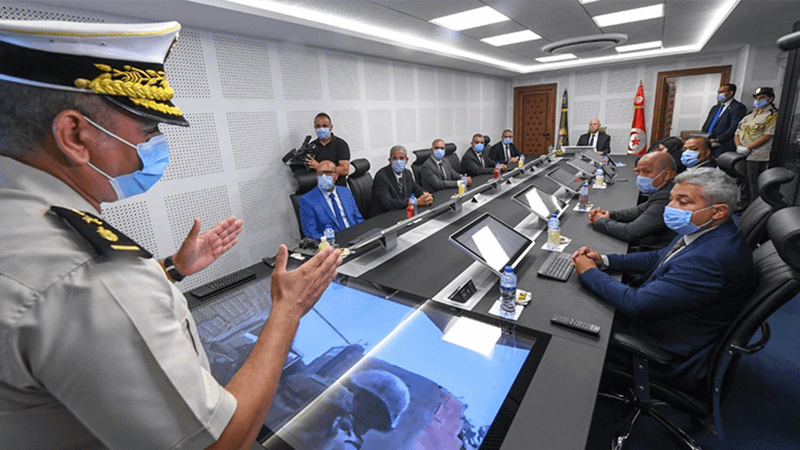 Tunisia National Guard Control Room